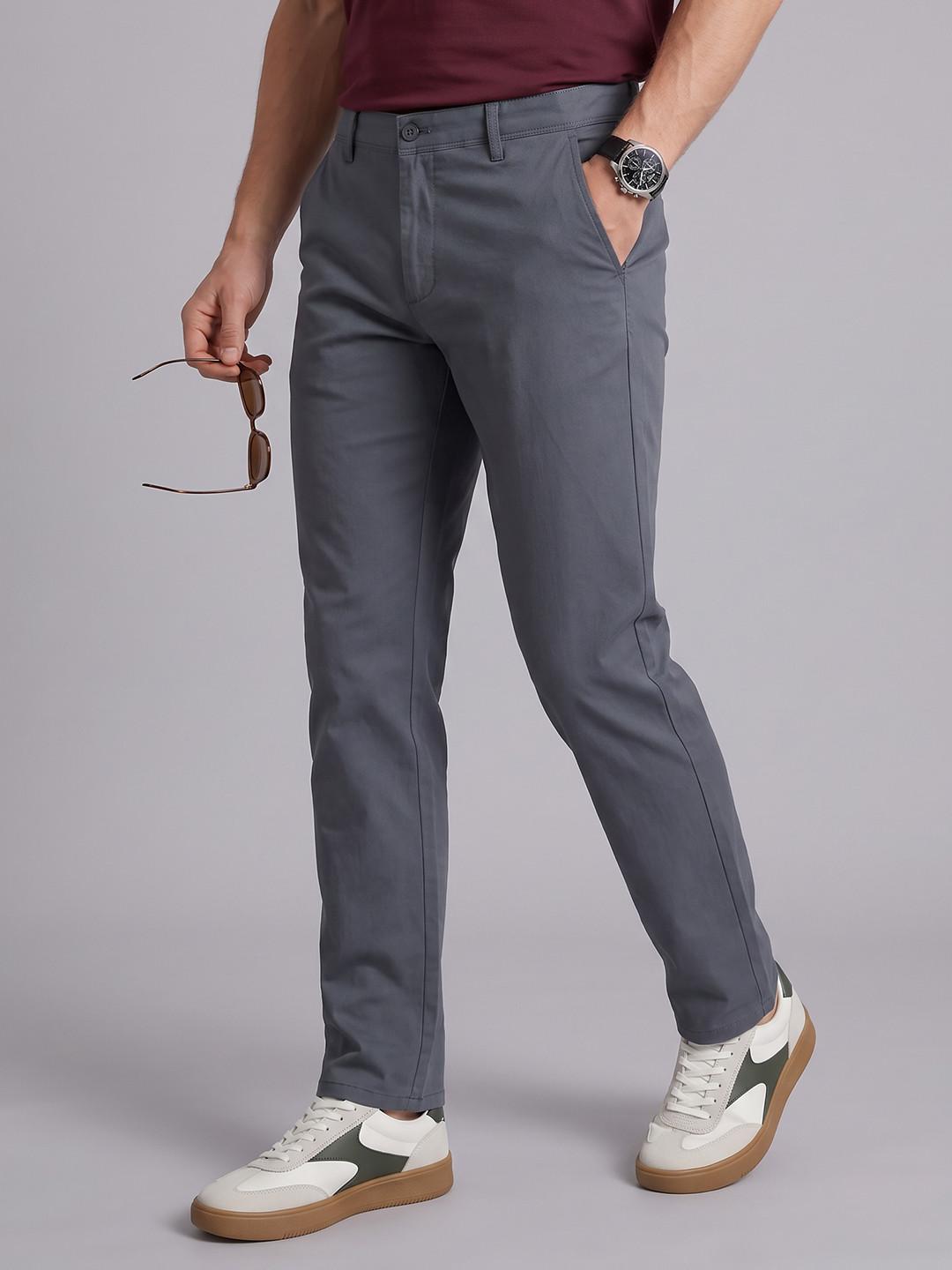 Blackberrys Men Slim Fit Chinos Trousers