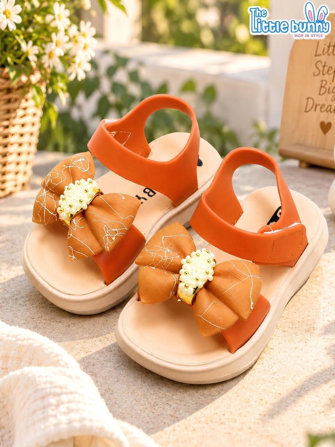 Thelittlebunny Unisex Kids PU Comfort Sandals