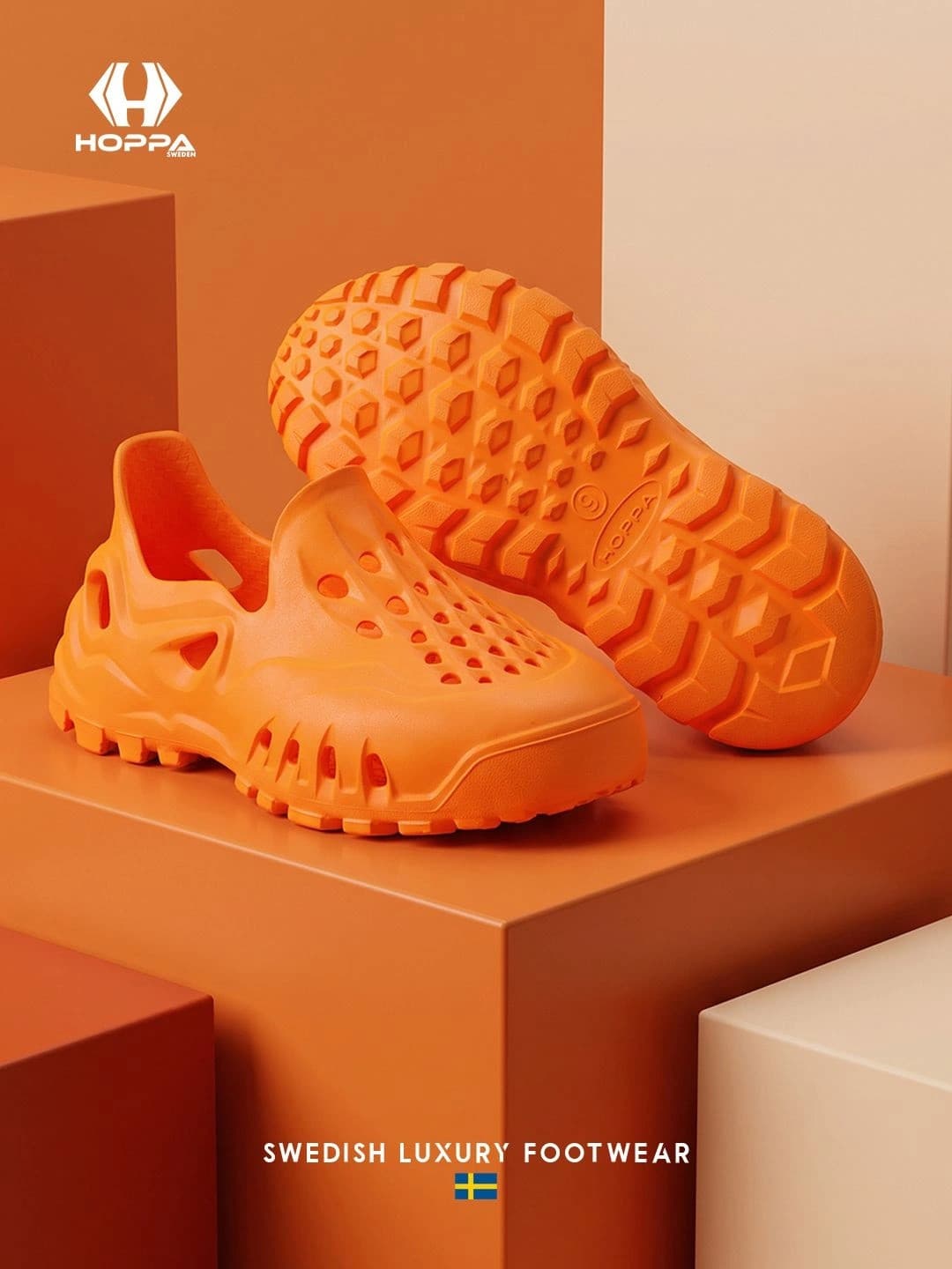 Hoppa Alpha Kids Orange Kids Casual Shoes