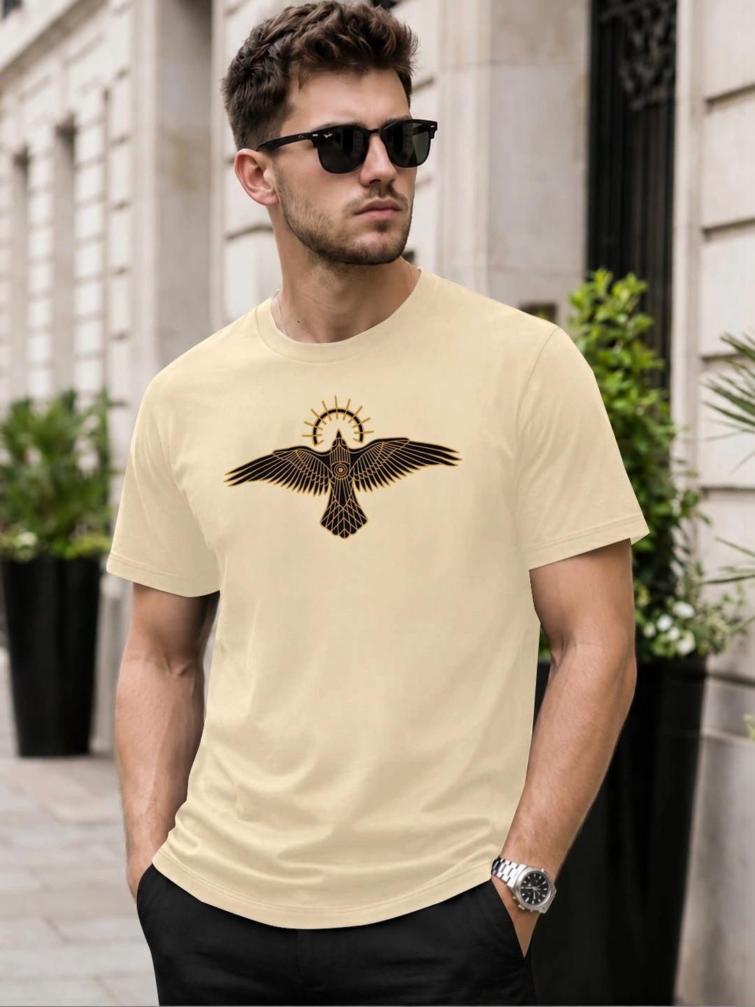 KAJARU Men Printed T-shirt