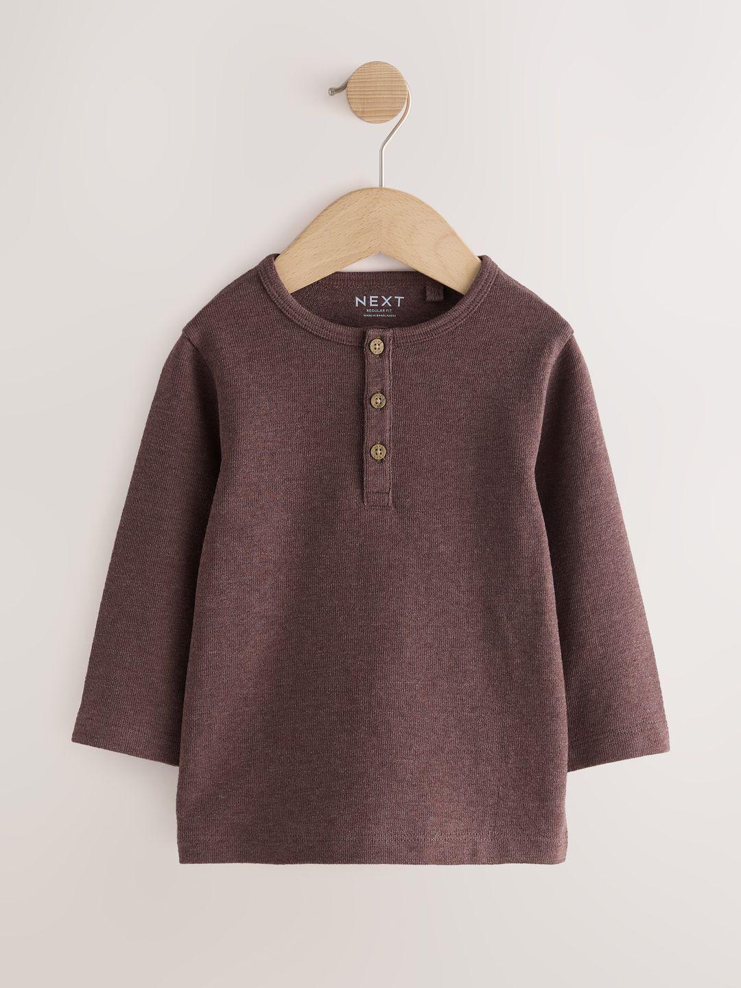 NEXT Boys Henley Neck T-shirt