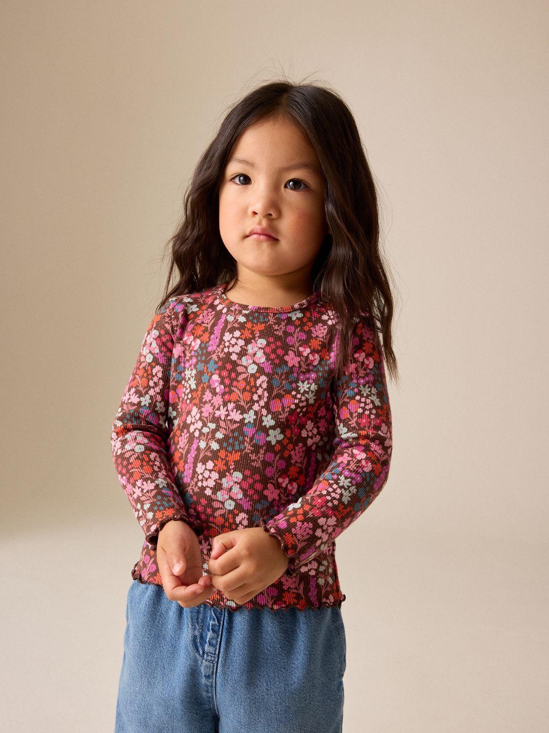 NEXT Girls Floral Printed Top