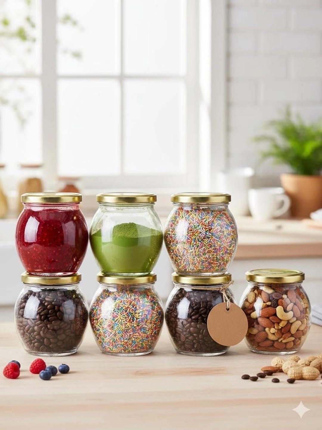 Aura Transparent 2026 Glass Air Tight Jar Container