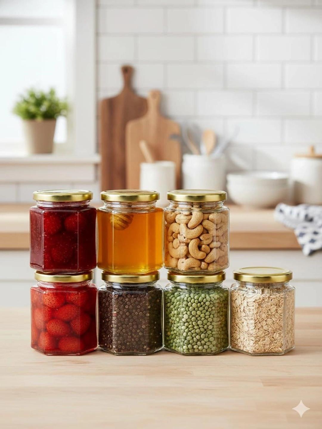 Aura Transparent 2026 Glass Dishwasher Safe Jar Container