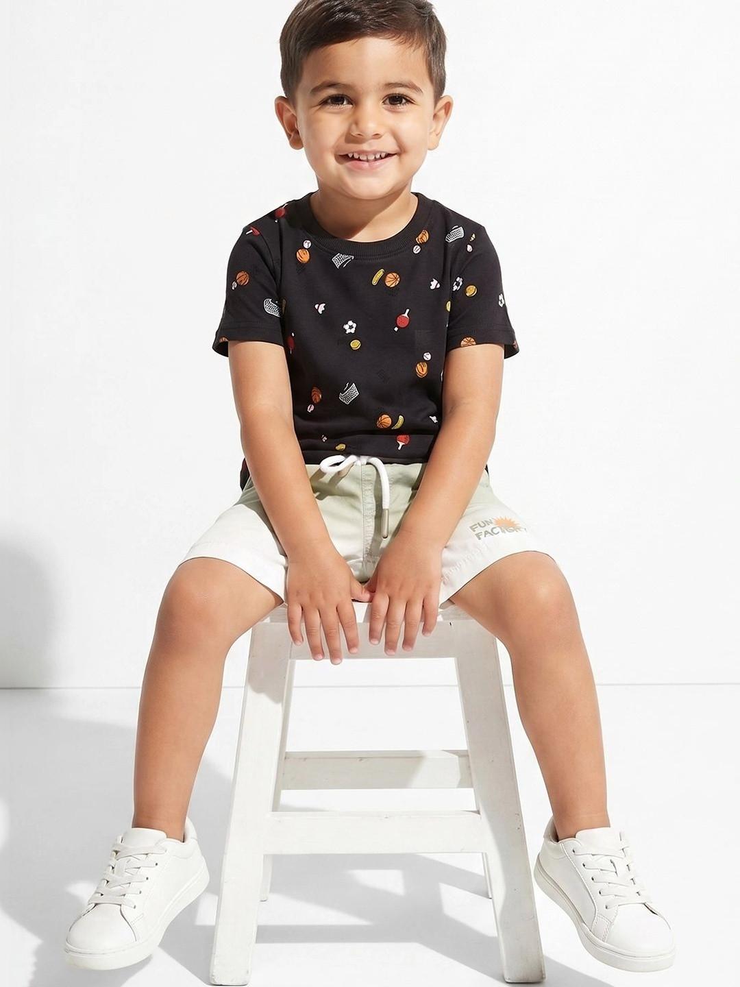 max Boys Sports Printed T-shirt