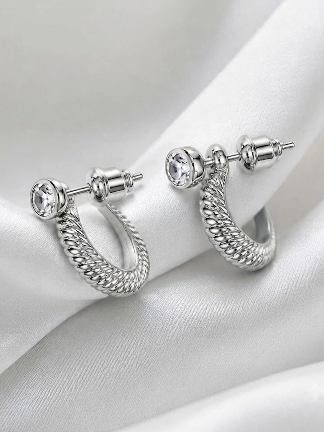 Uniqon Circular Half Hoop Earrings