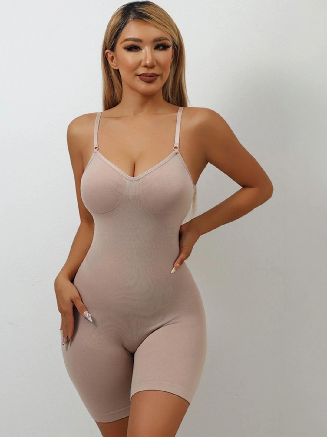 RUPRETOZ Women Thong Bodysuit Body Shaper