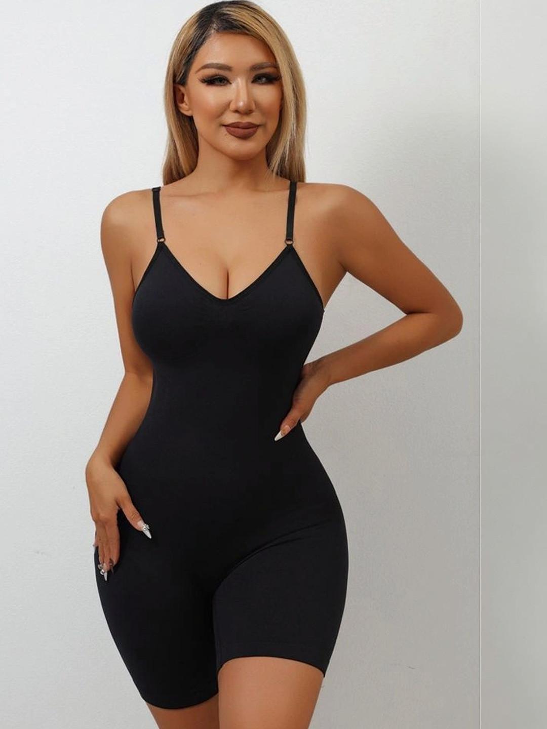 RUPRETOZ Women Thong Bodysuit Body Shaper