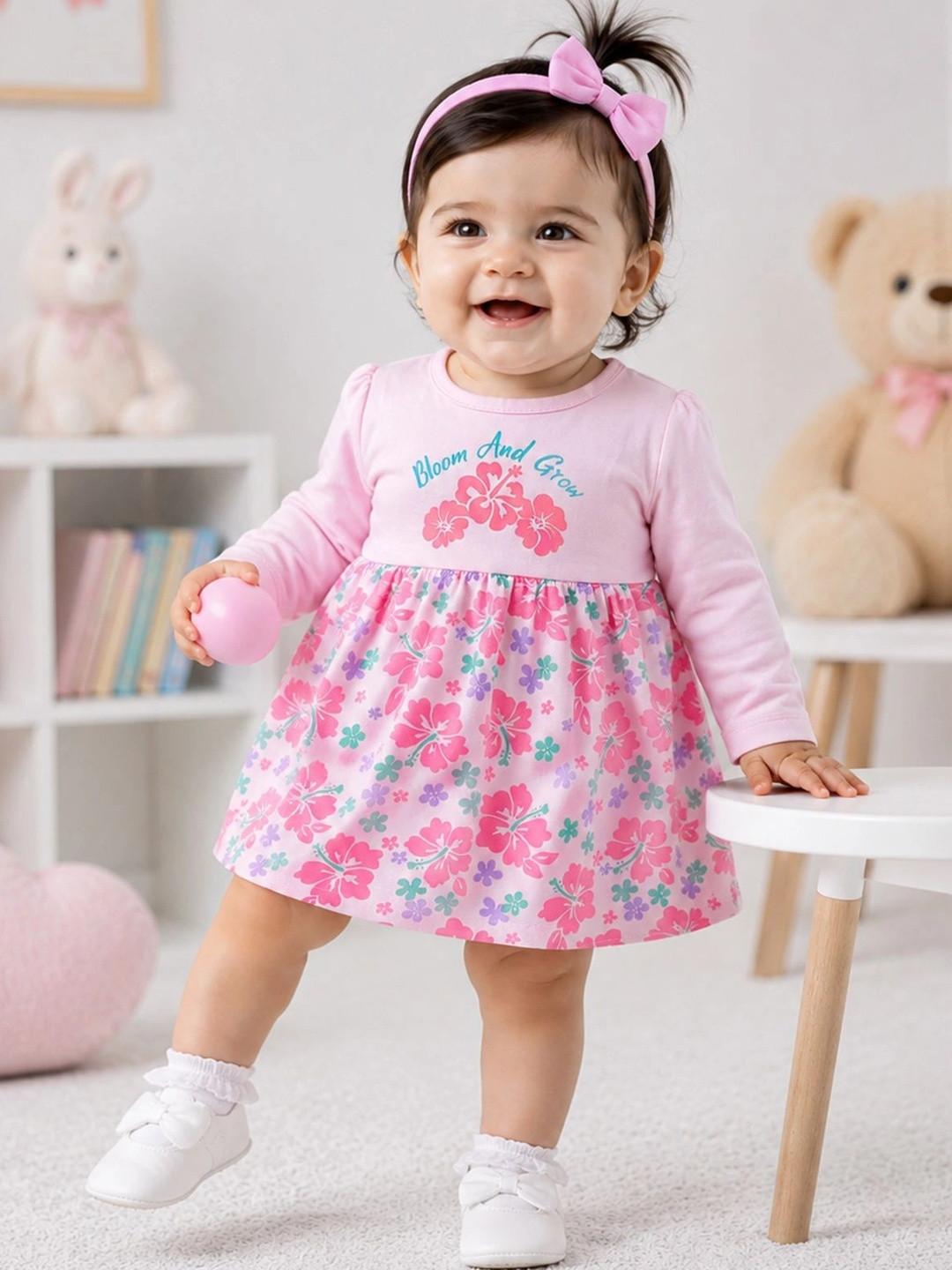 BUMZEE Floral Print A-Line Dress