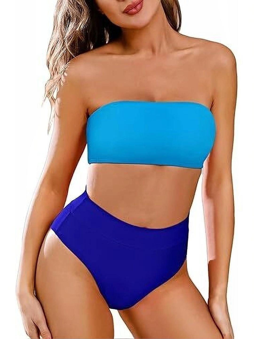 GEETARTS Strapless Swim Bikini Set