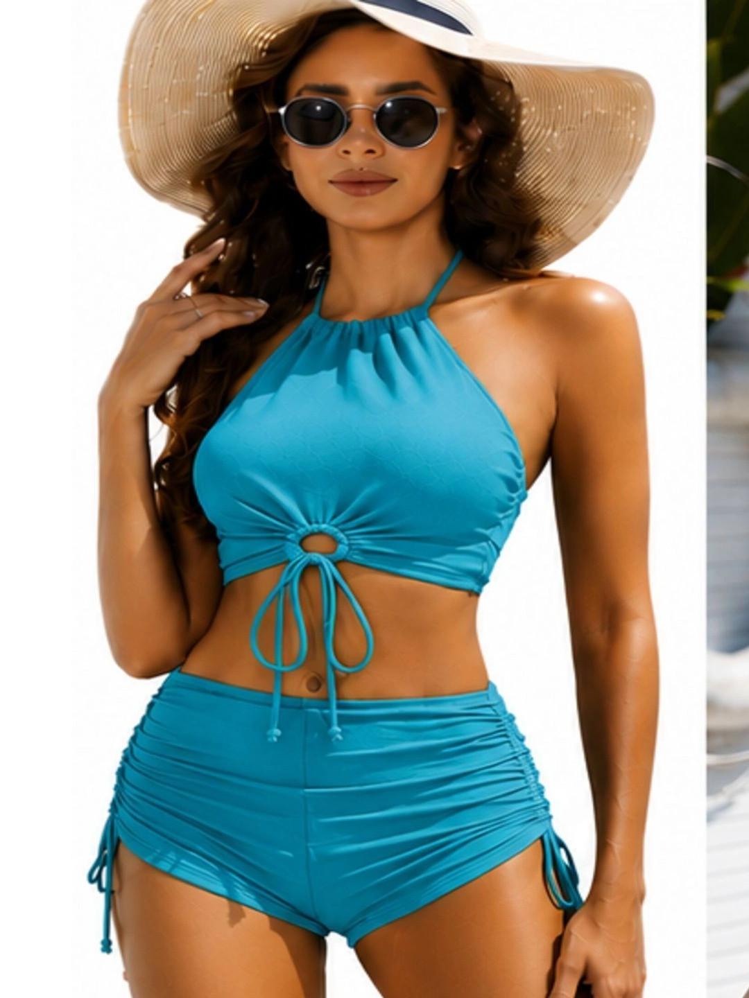 IKNAA Halter Neck Swim Set Swimwear