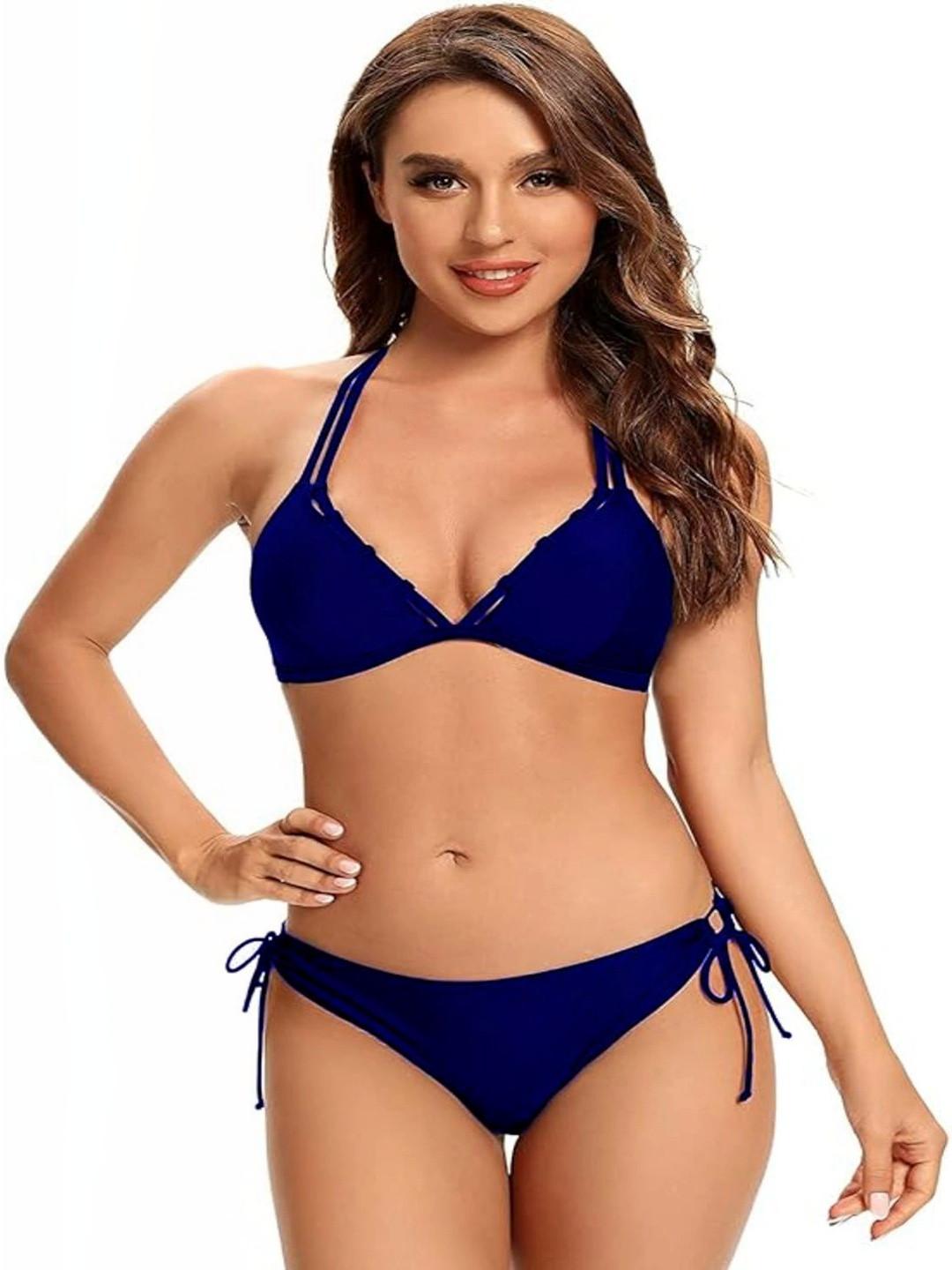 GEETARTS Halter Neck Swim Bikini Set