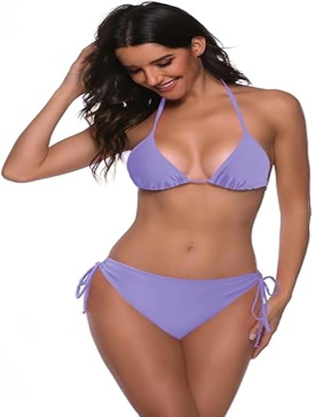 IKNAA Halter Neck Swim Bikini Set