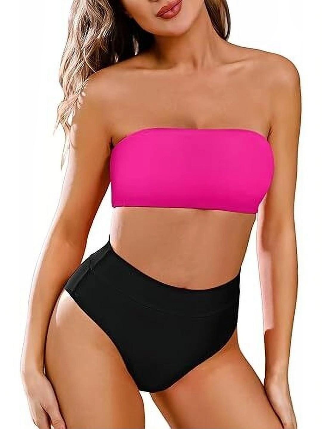 GEETARTS Strapless Swim Bikini Set