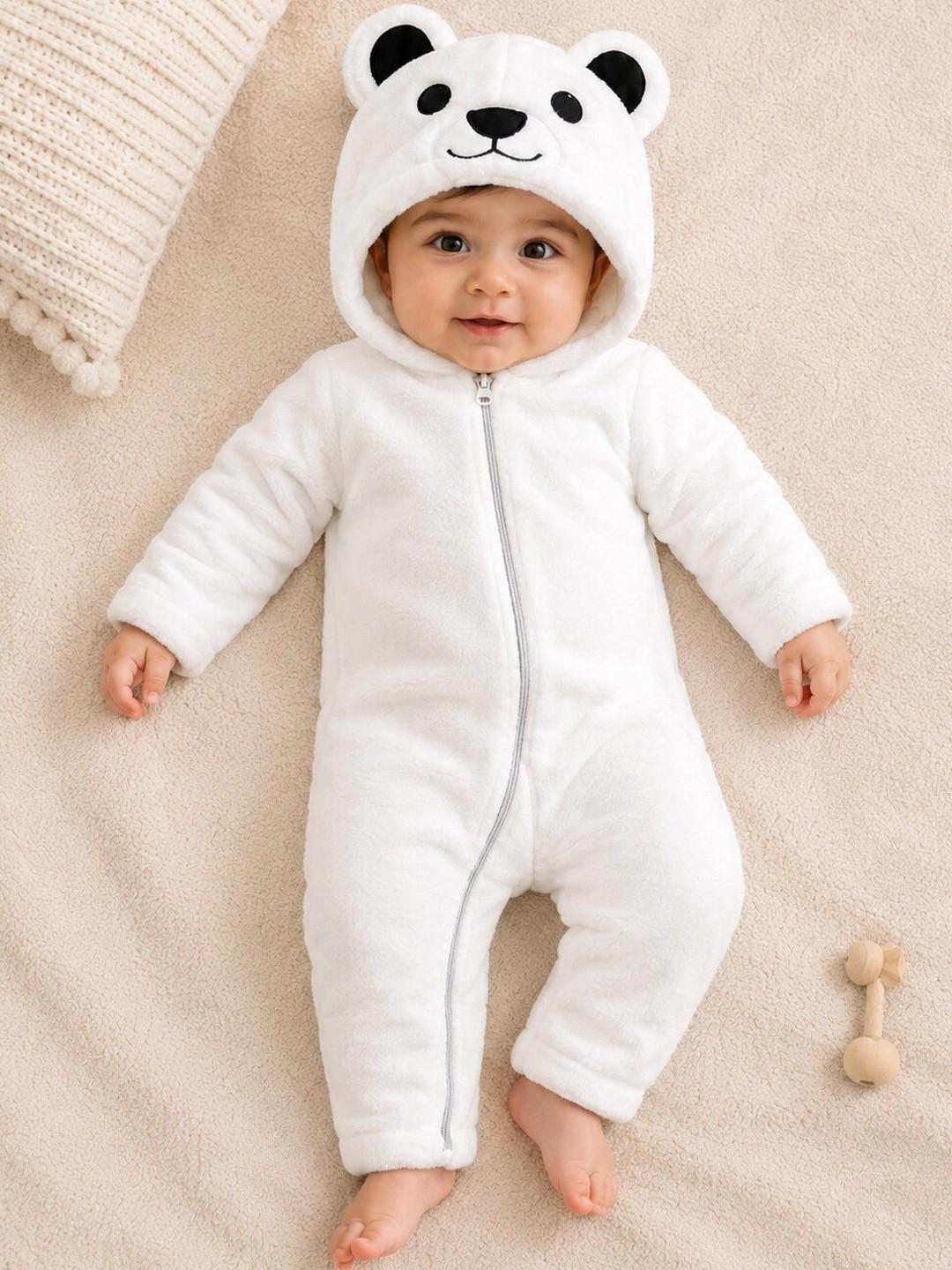 Cuddleloom Infants Hooded Cozy Rompers