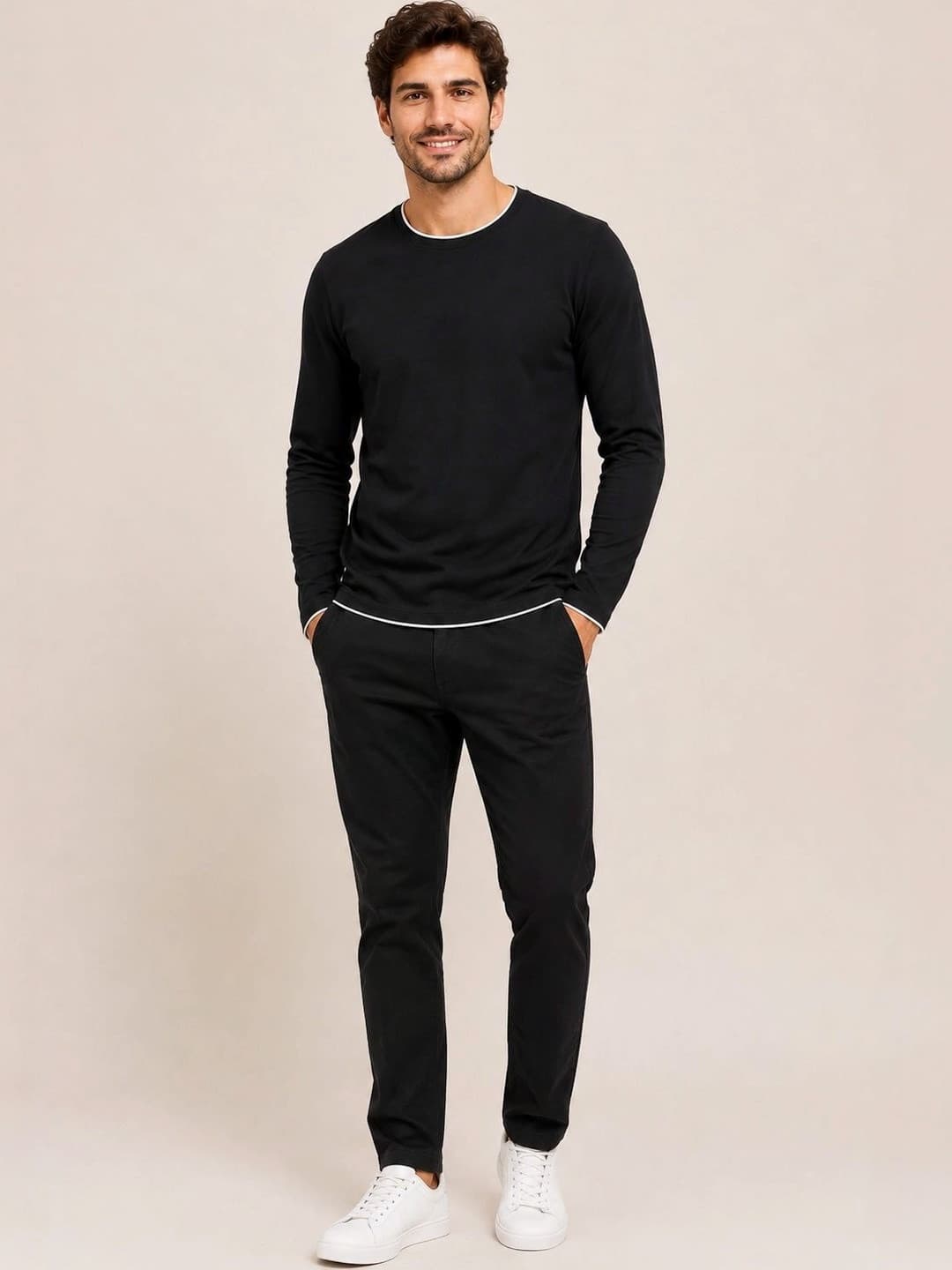 SZN Men Regular Fit Round Neck T-shirt