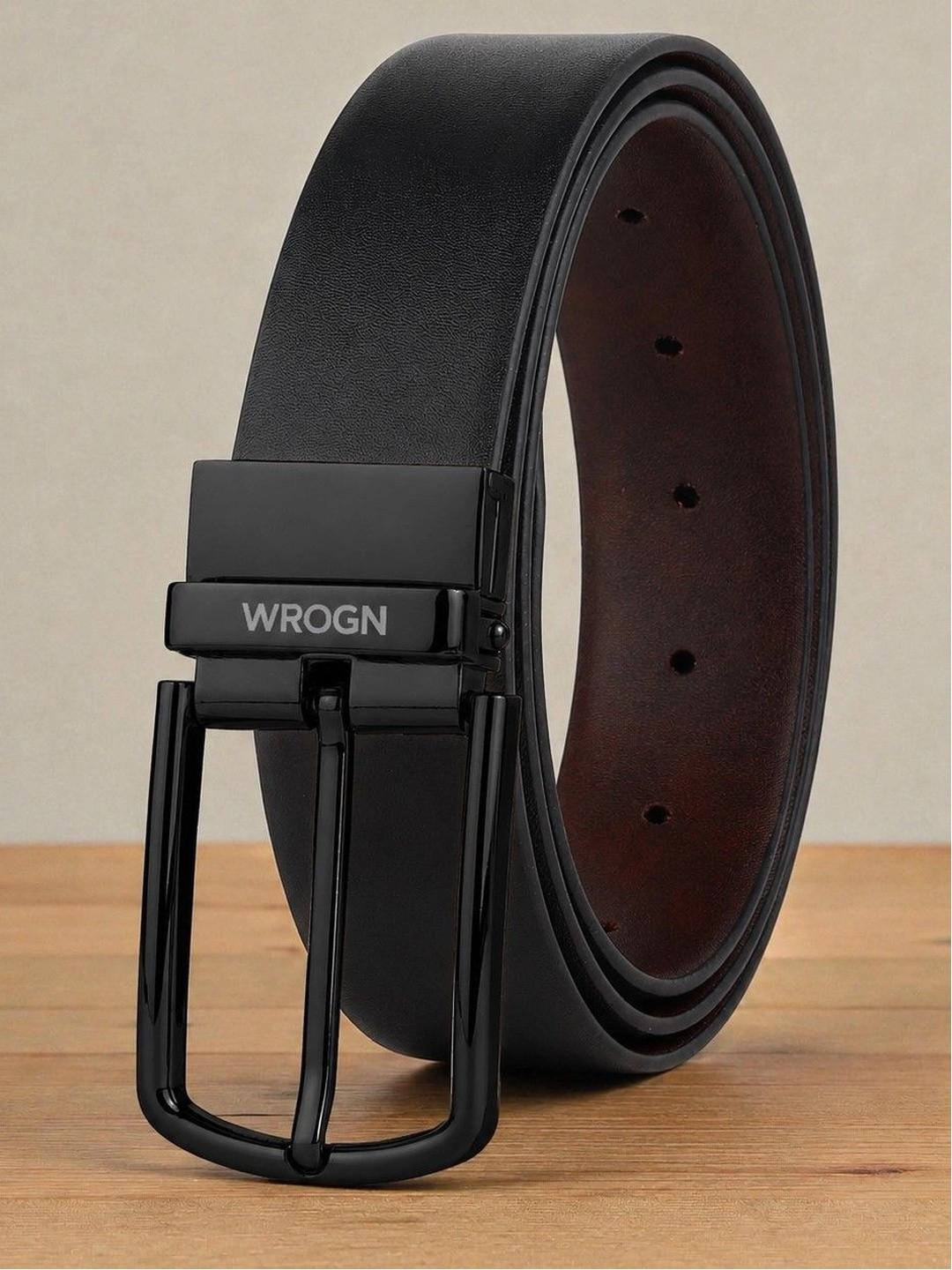 WROGN Men PU Reversible Formal Belt