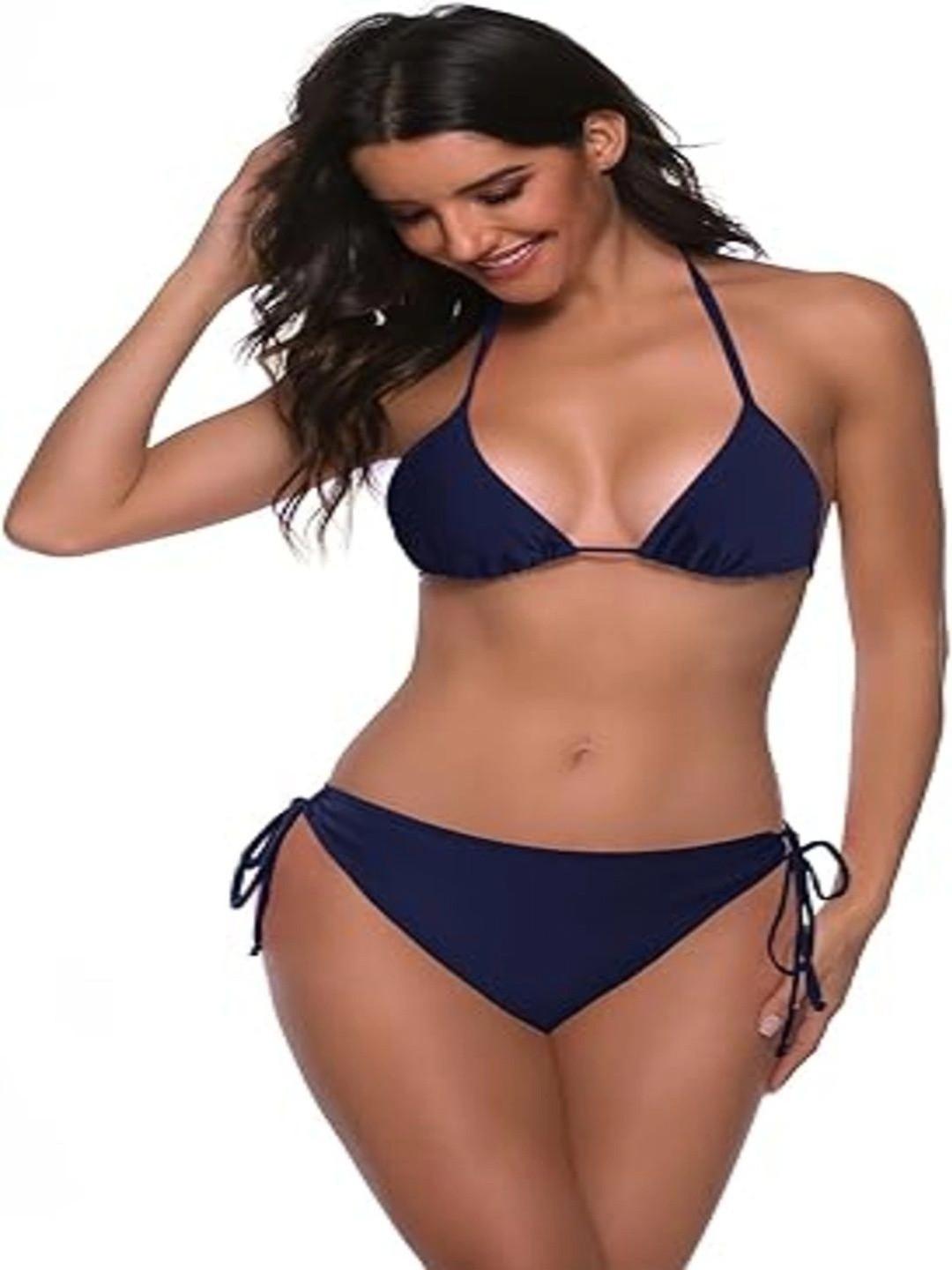 GEETARTS Halter Neck Swim Bikini Set