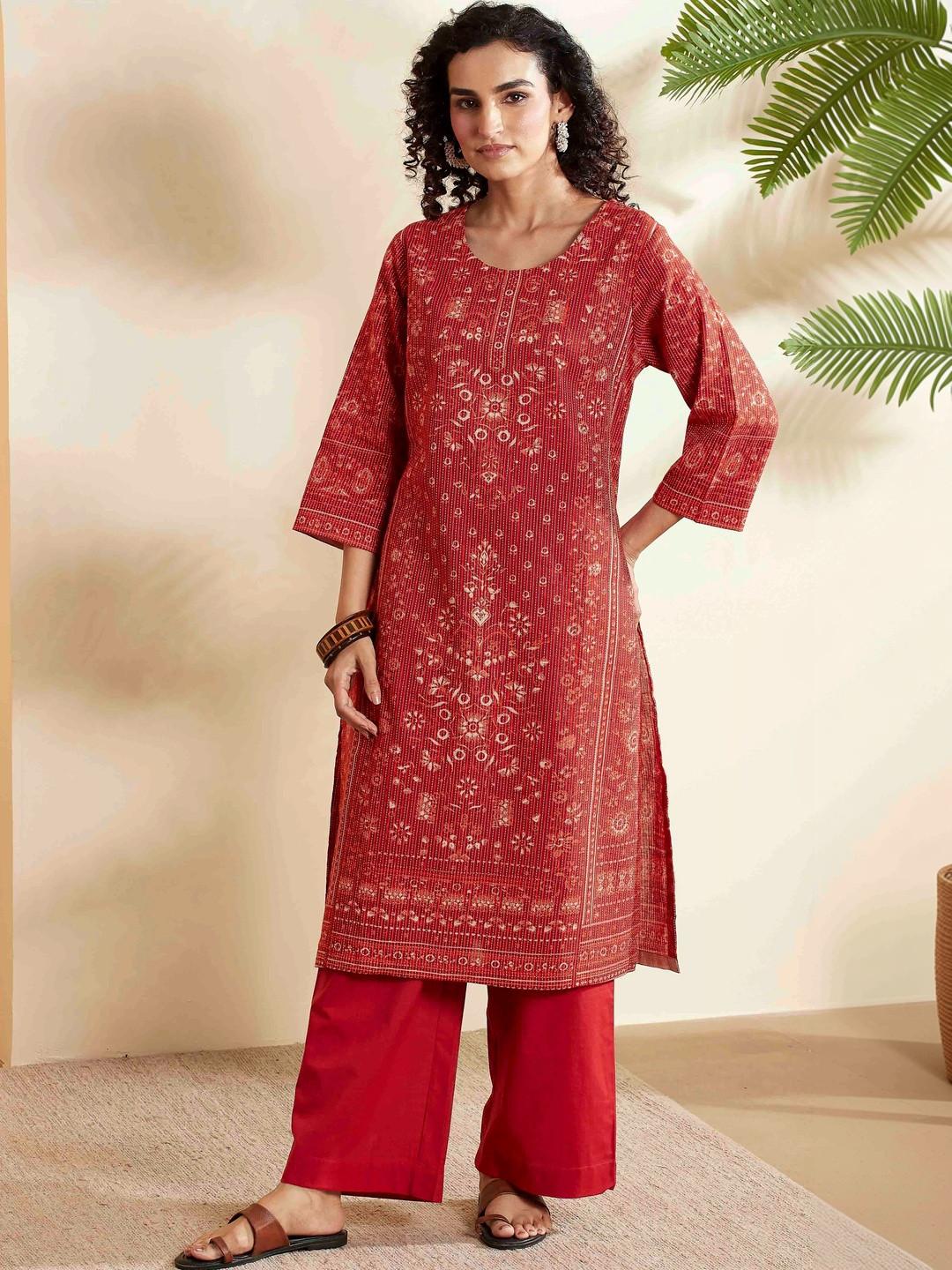 Biba Women Ethnic Motifs Printed Kurta