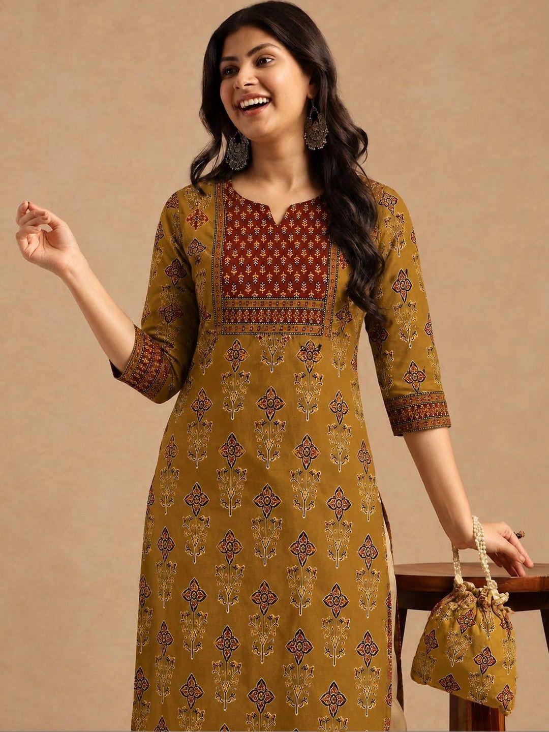Sangria Women Ethnic Motifs Printed Indie Prints Kurta