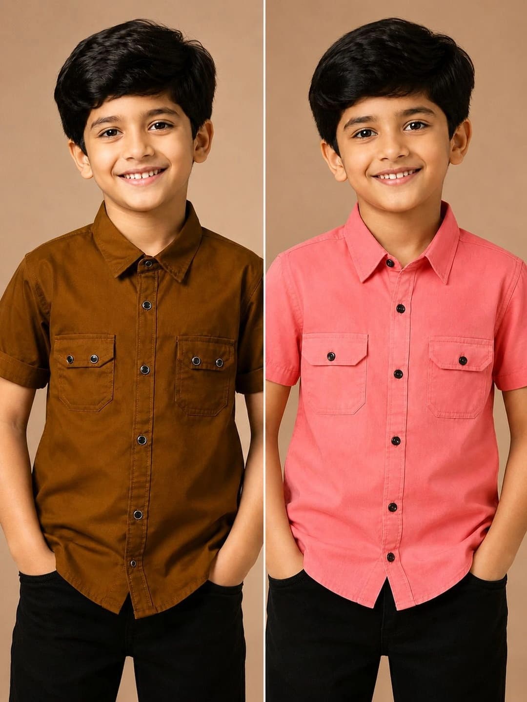 TIZARA Boys Comfort Casual Shirt