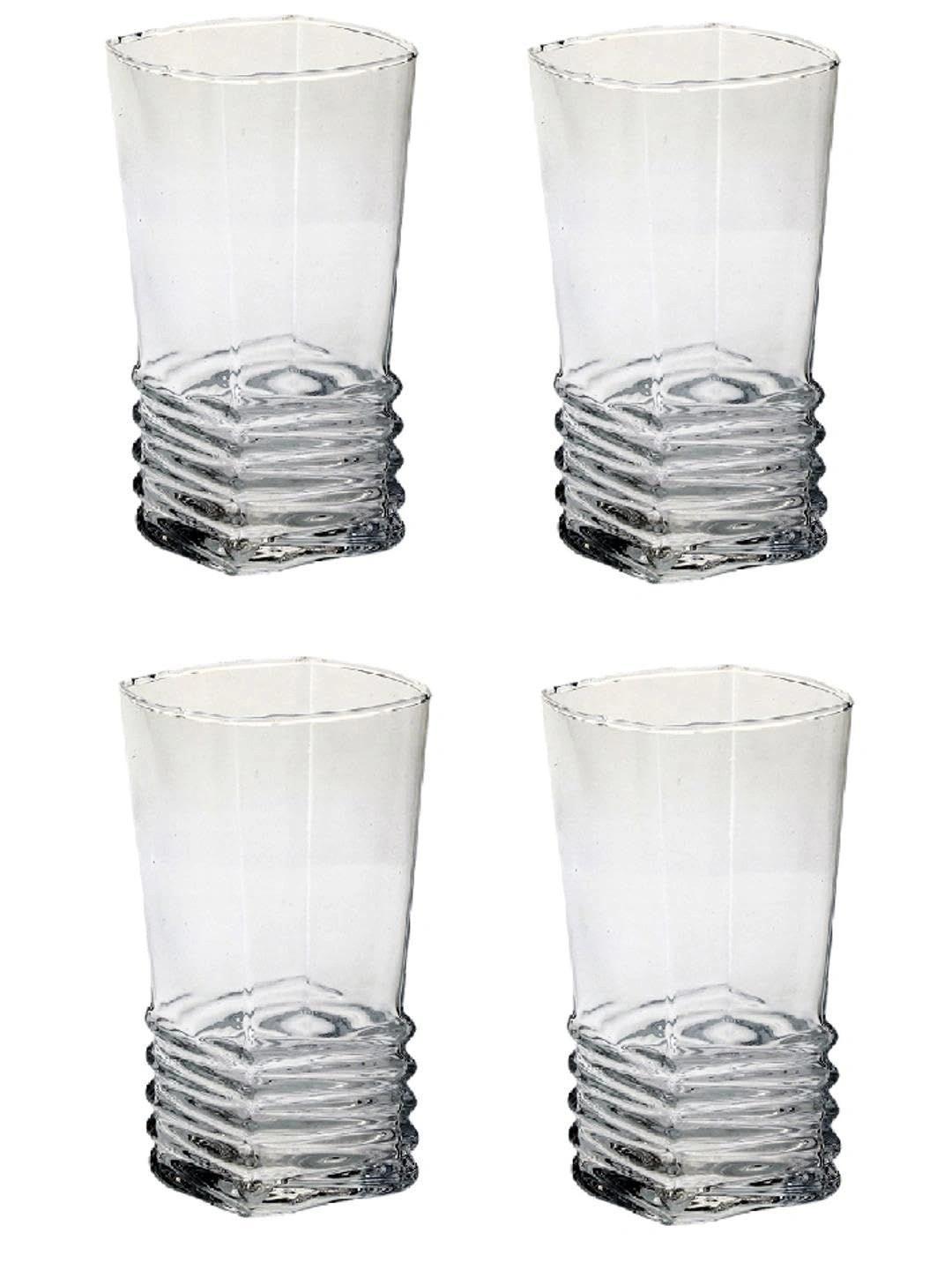 Aura Transparent 4 Dishwasher Safe Glass Water Glass