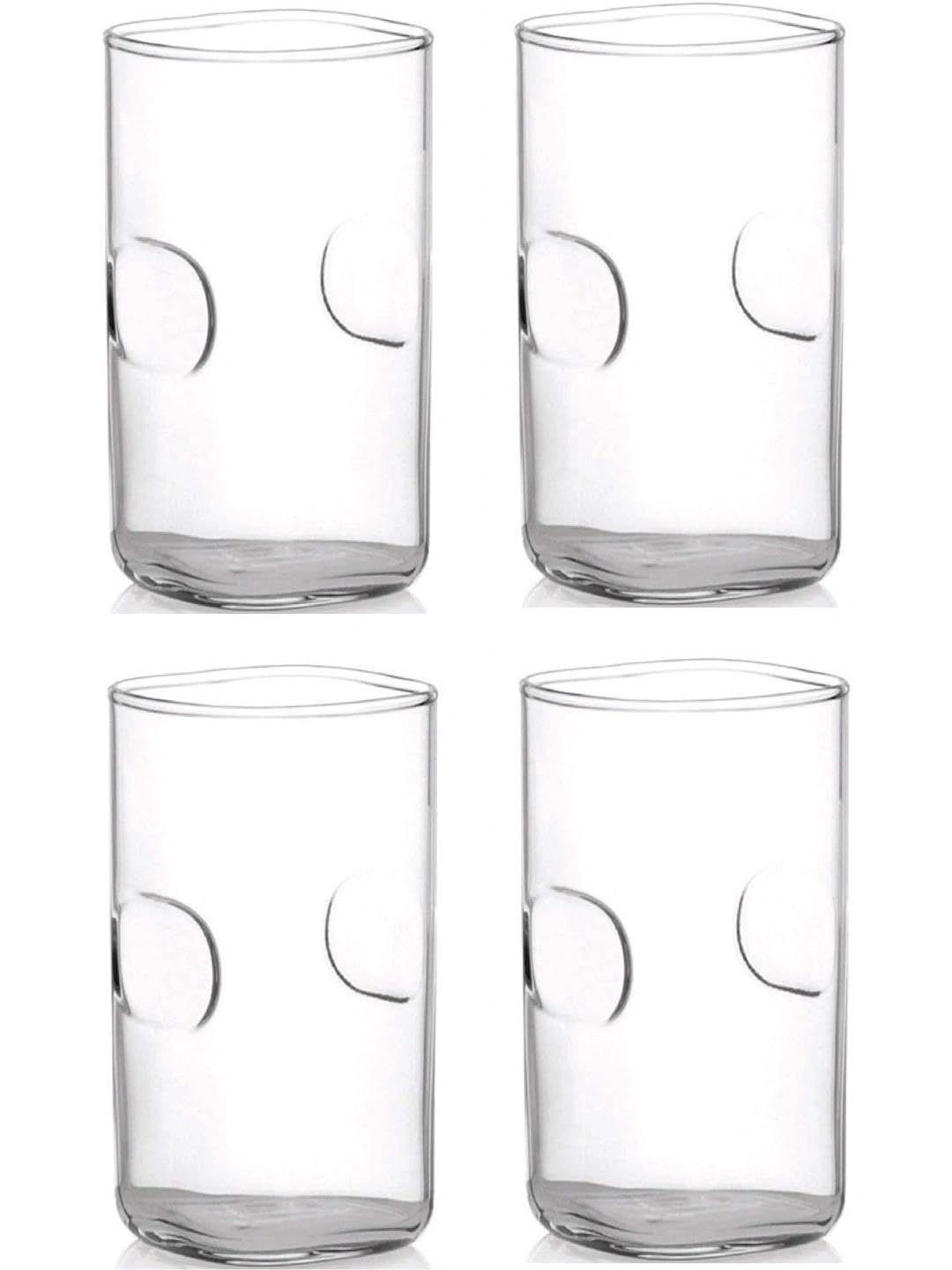 Aura Transparent 4 Dishwasher Safe Glass Water Glass
