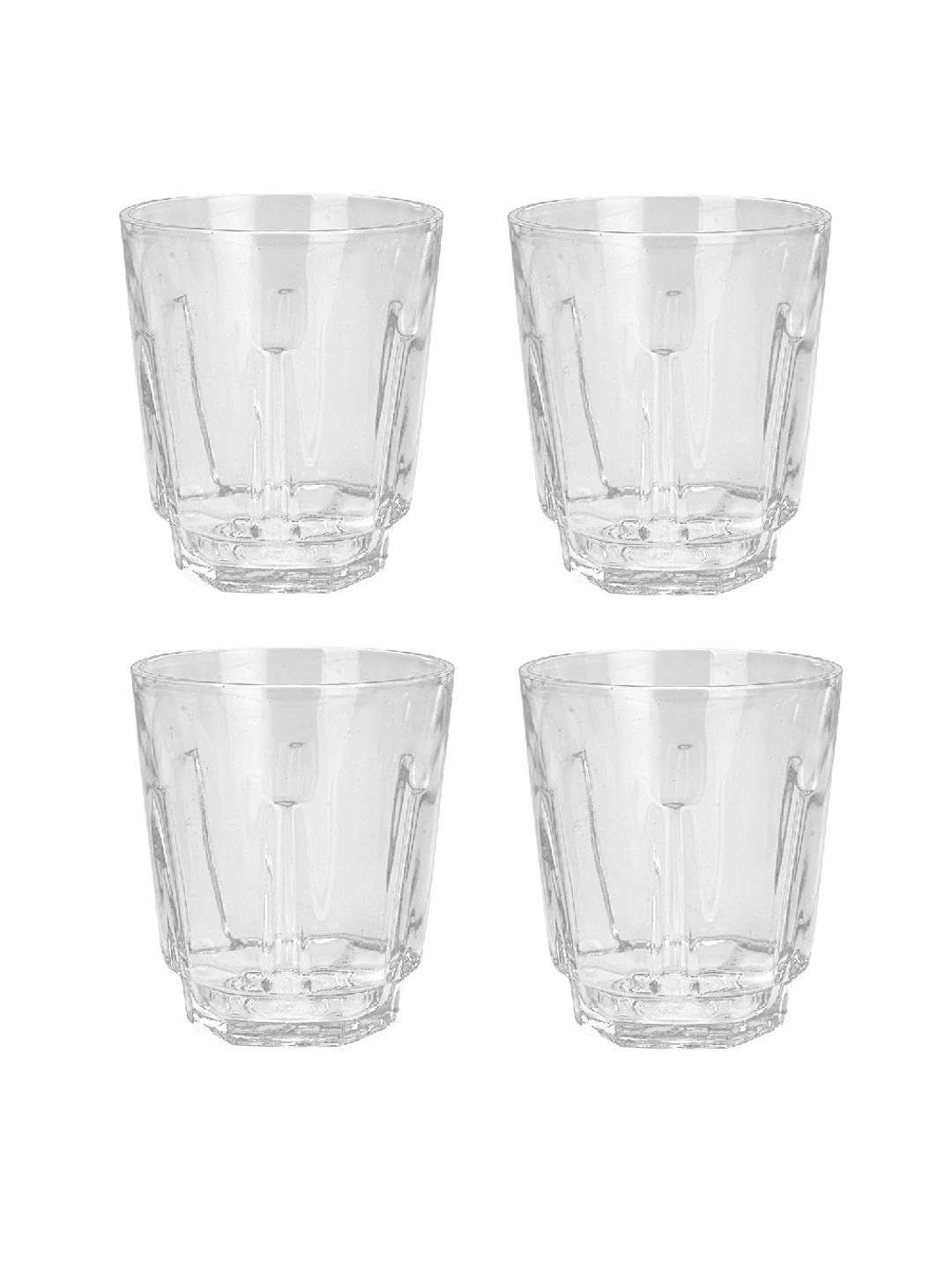 Aura Transparent 4 Dishwasher Safe Glass Water Glass