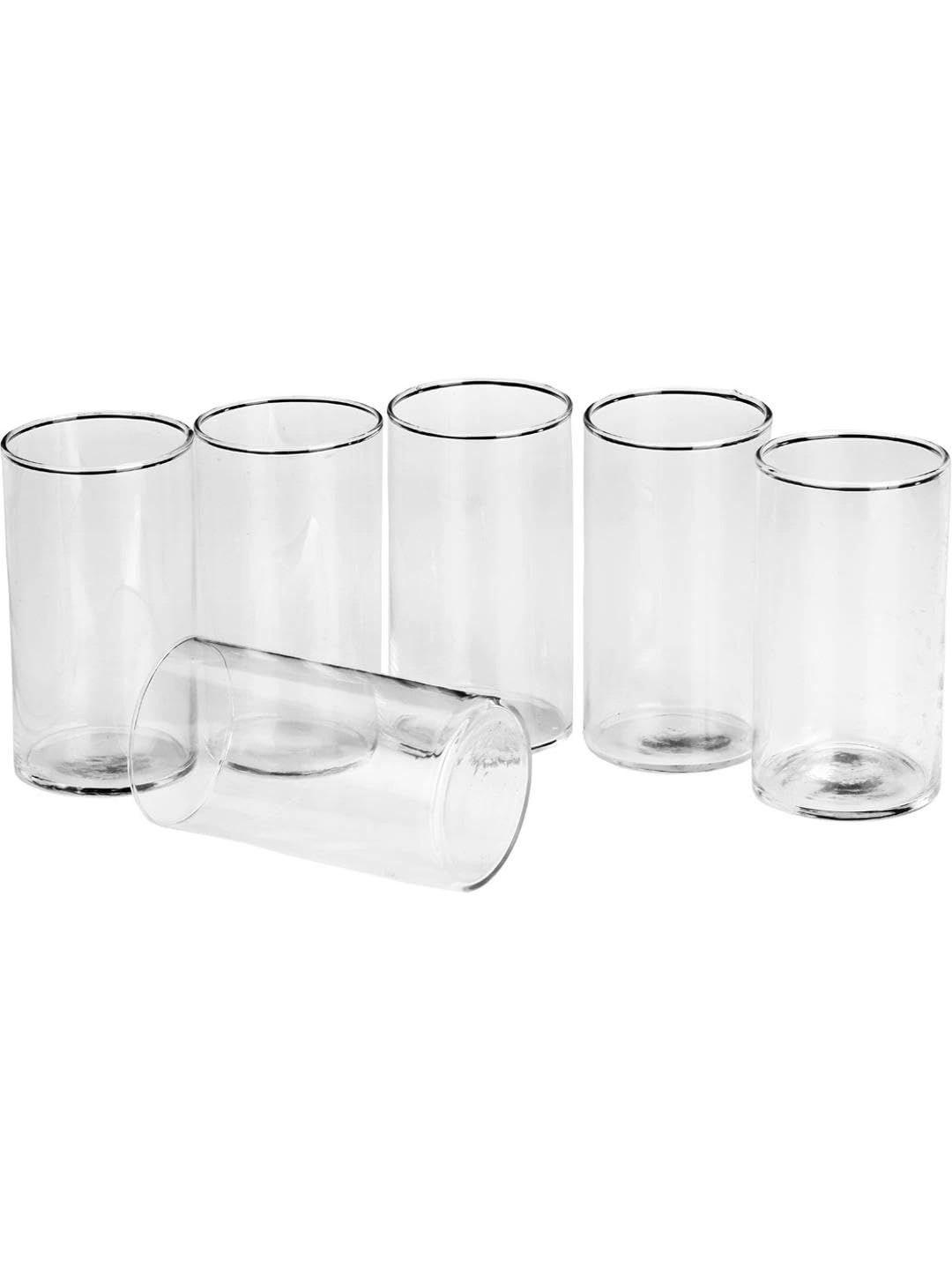 Aura Transparent 6 Dishwasher Safe Glass Water Glass