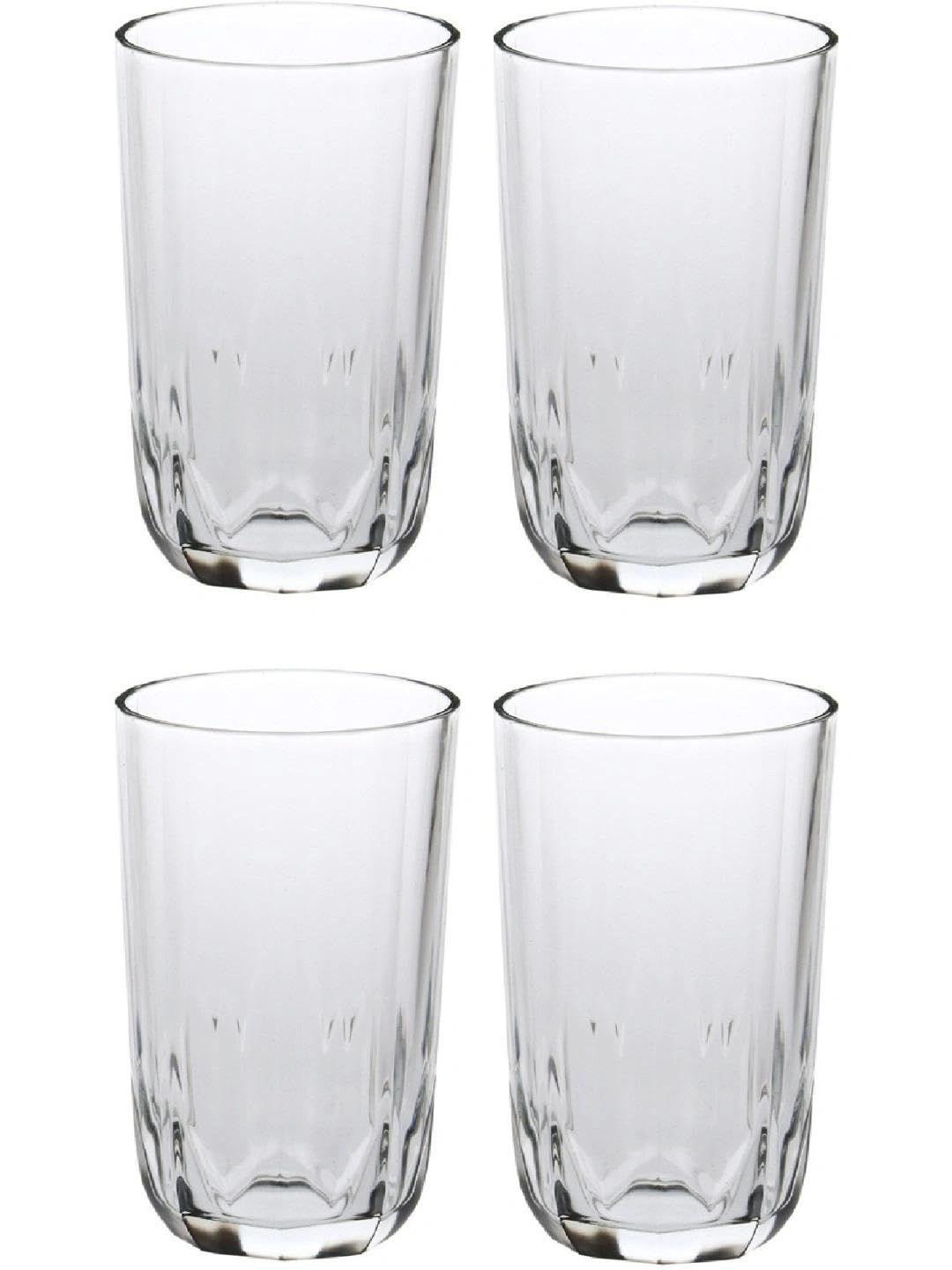 Aura Transparent 4 Dishwasher Safe Glass Water Glass