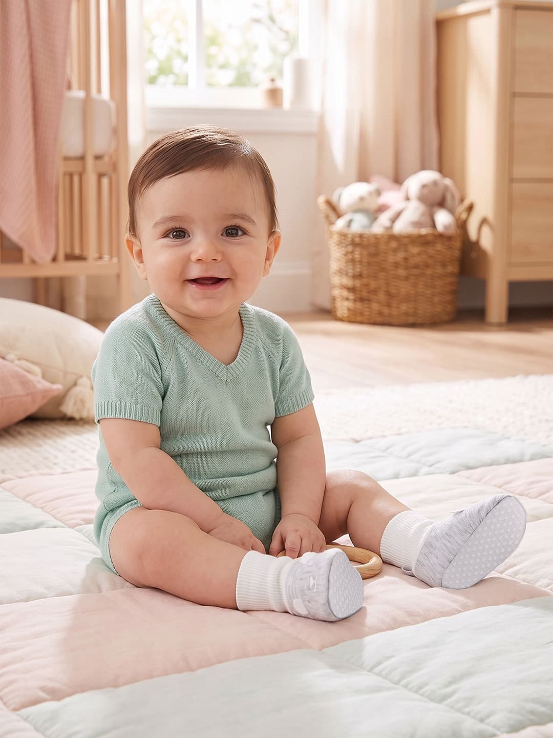 mothercare Infants Round-Toe Booties