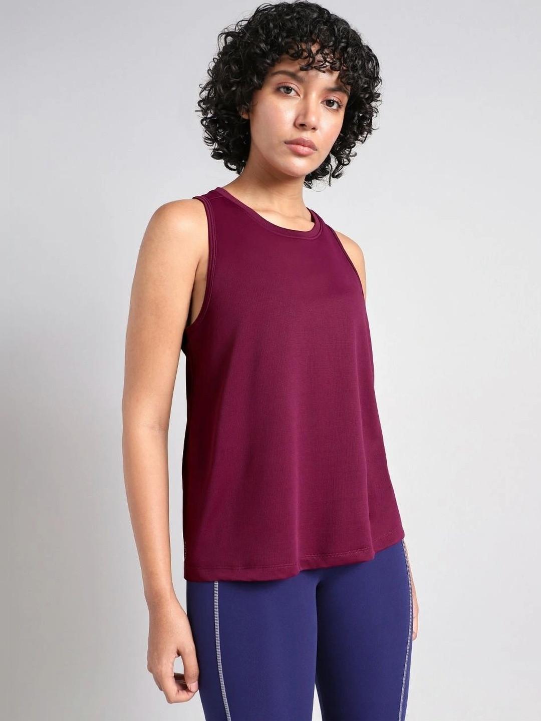 CULT Women's Maroon after Dark Running Tank