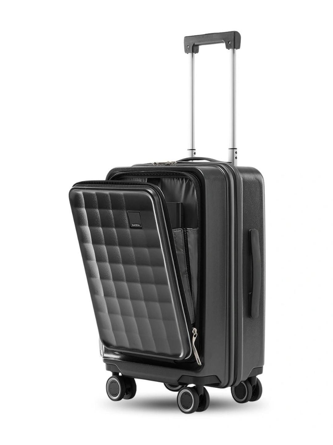 Snitch Textured Cabin Trolley Bag 40L