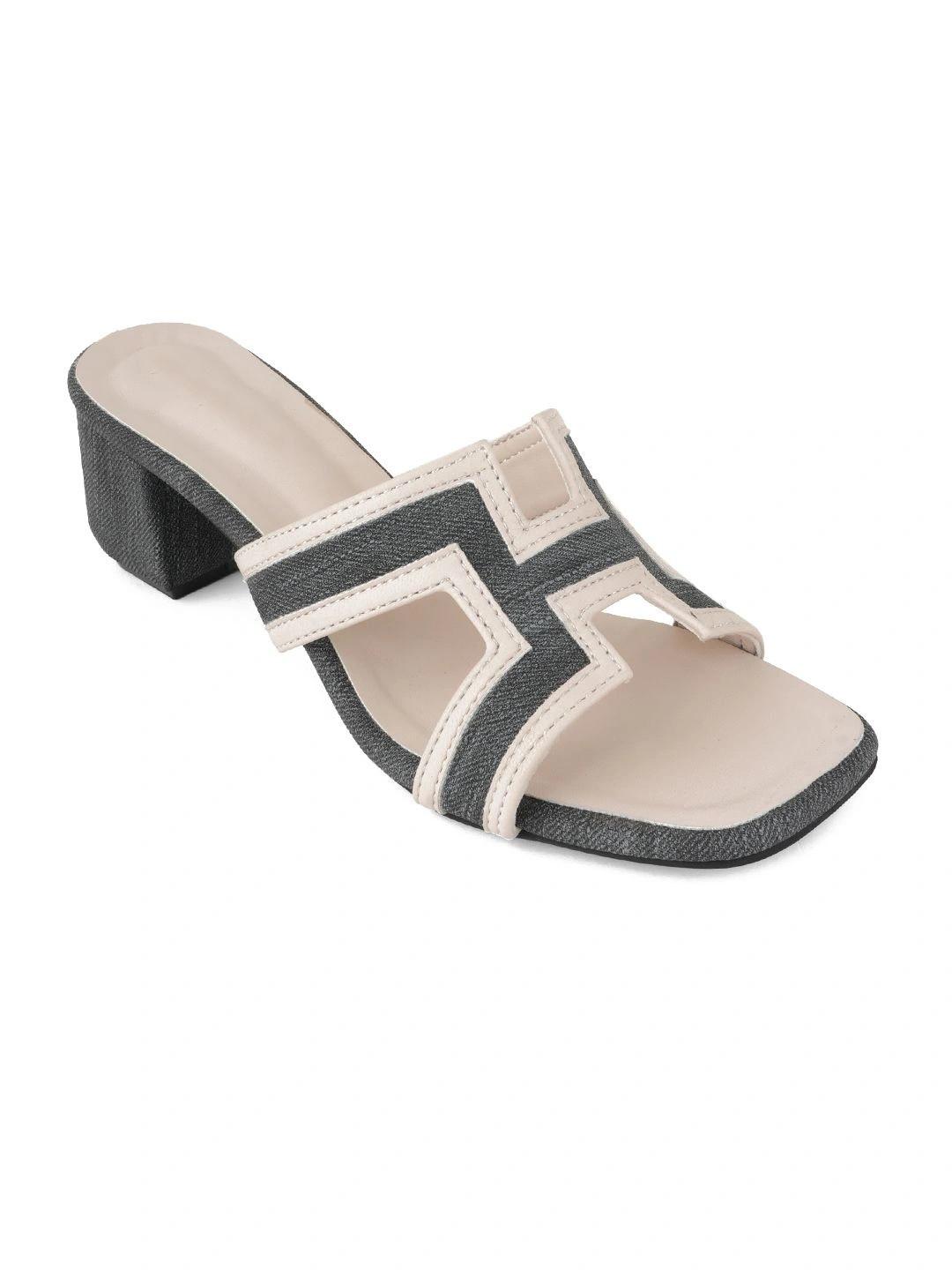 CORSICA Colourblocked Block Mules