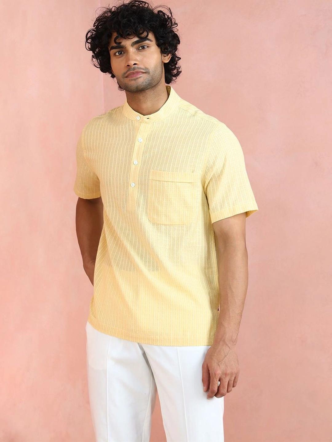 Fabindia Men Striped Casual Shirt