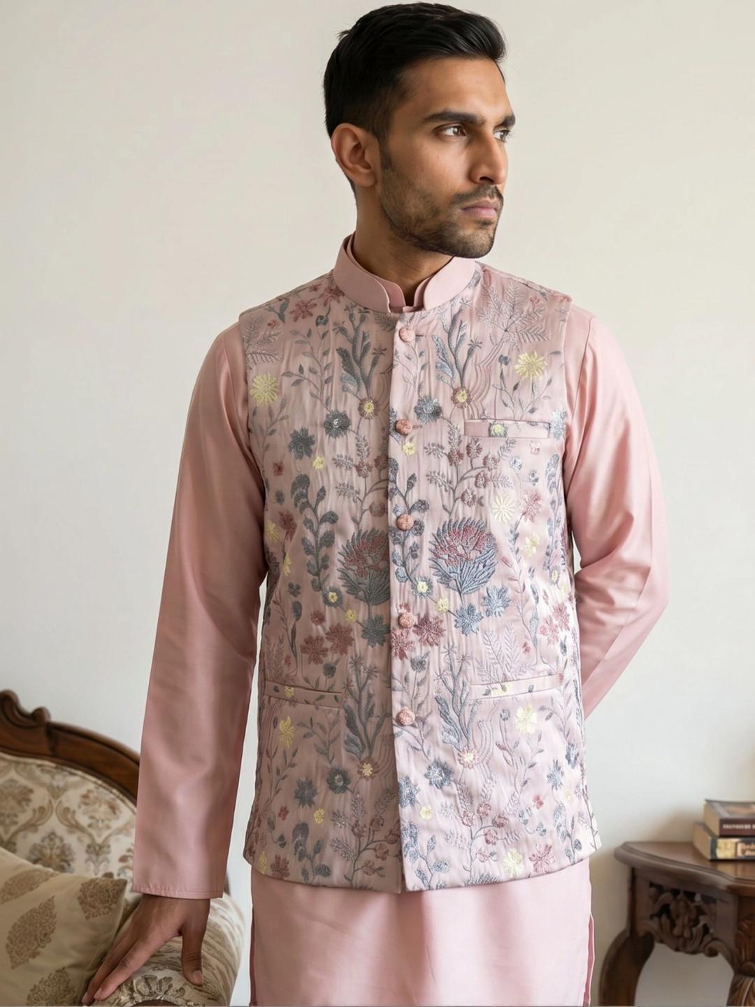 Jompers Embroidered Nehru Jackets