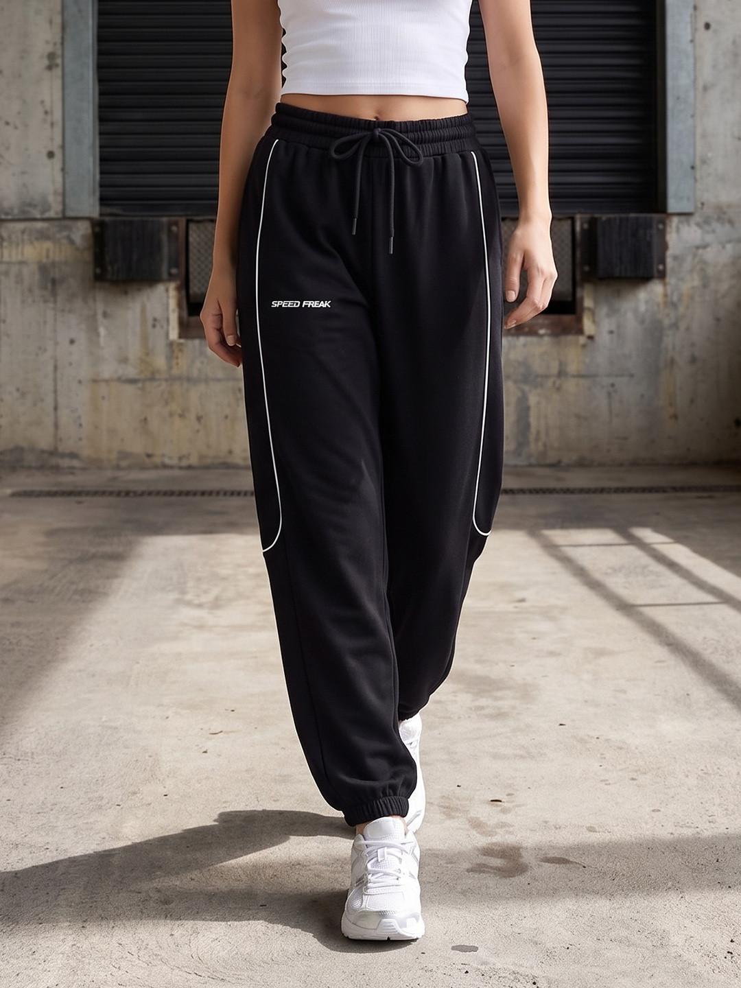 The Roadster Life Co. Women Typography Printed Track Pants