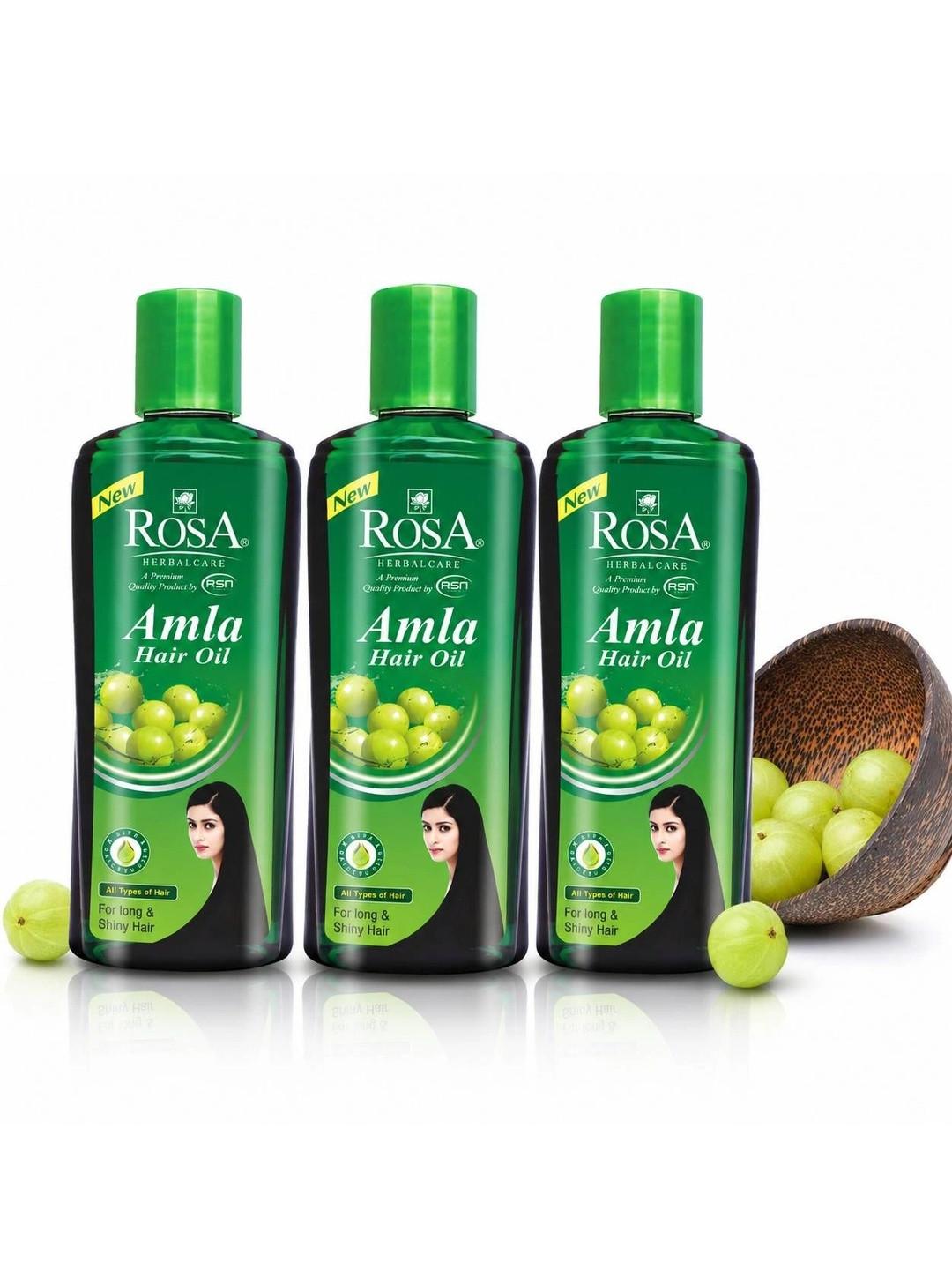 ROSA Set Of 3 Amla Hair Oil For Strong Long & Thick Hair- 100ml Each