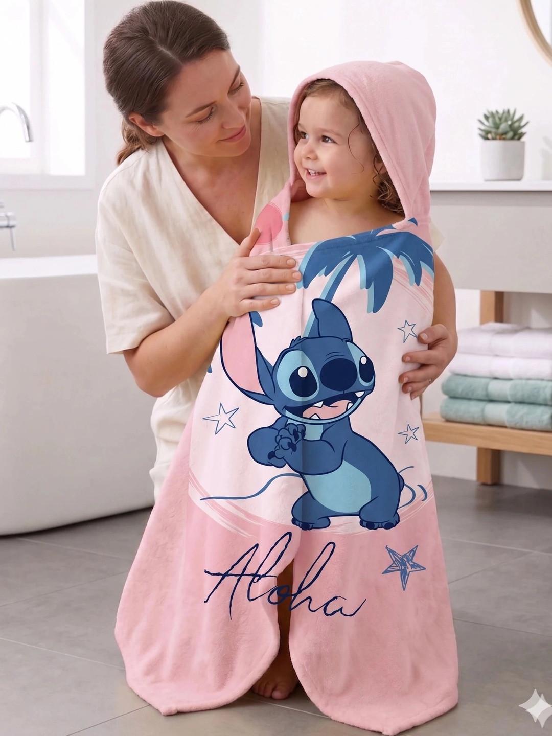 Weftora Pink 1 Printed Cotton 380 GSM Bath Towel