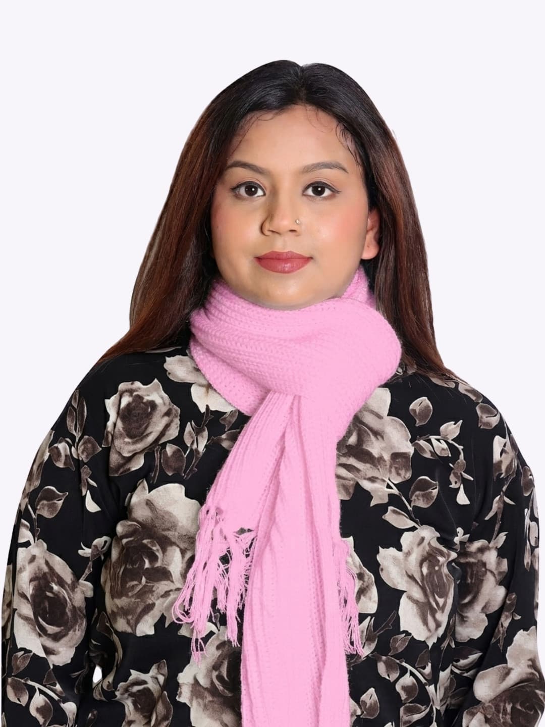BEAUTIKA Women Ribbed Merino Wool Mufflers
