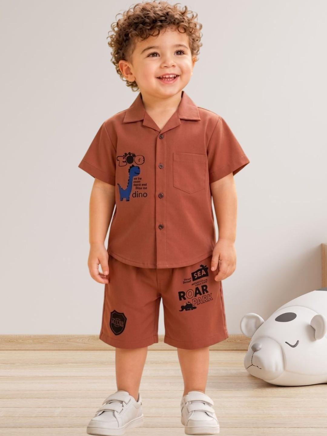 BAESD Printed Shirt with Shorts