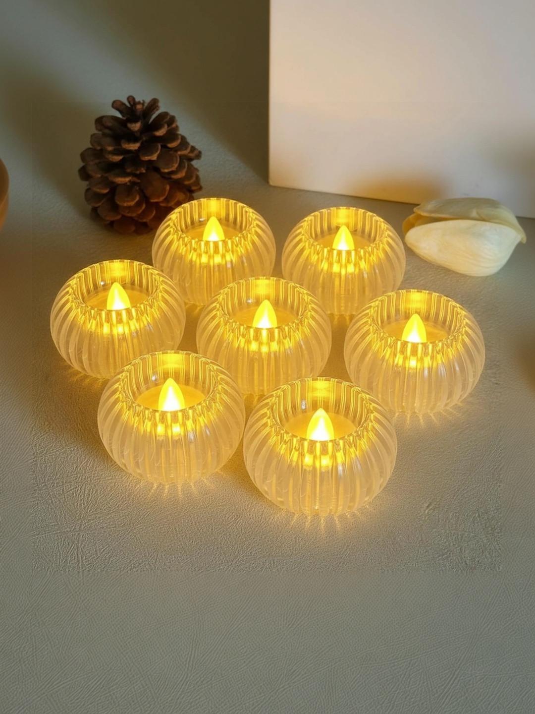 Coku White & Transparent 6 pieces Tea Light Candle