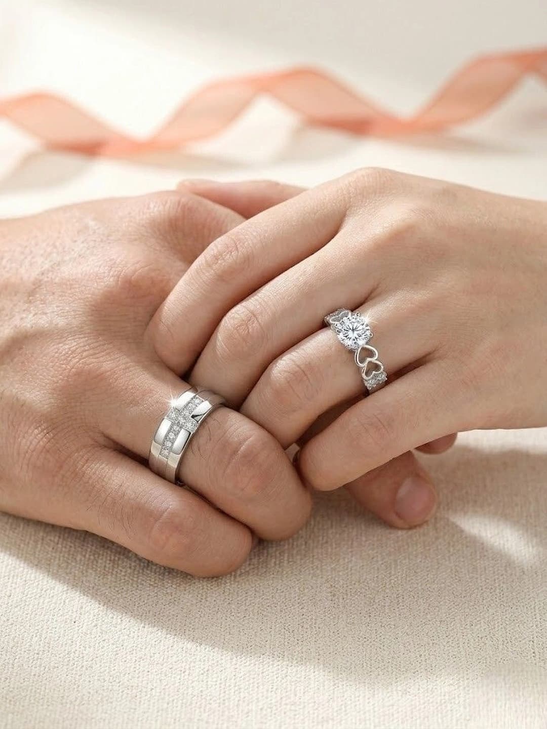 kazare Unisex Set of 2 Finger Ring