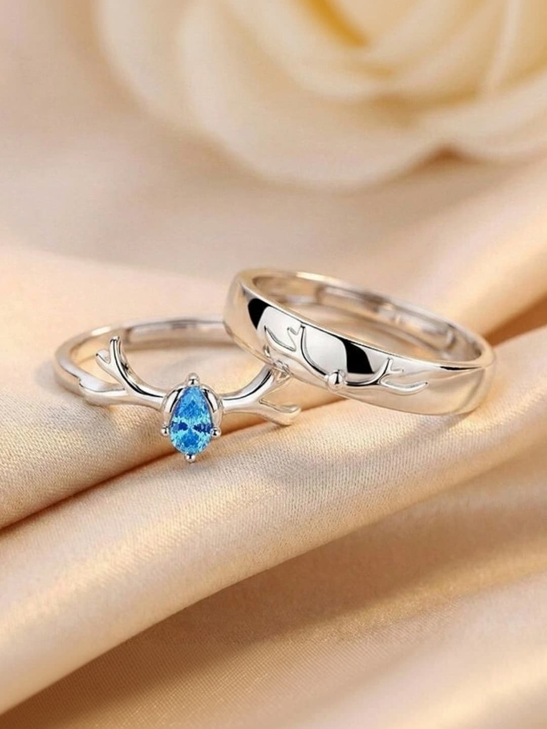 kazare Unisex Set of 2 Finger Ring