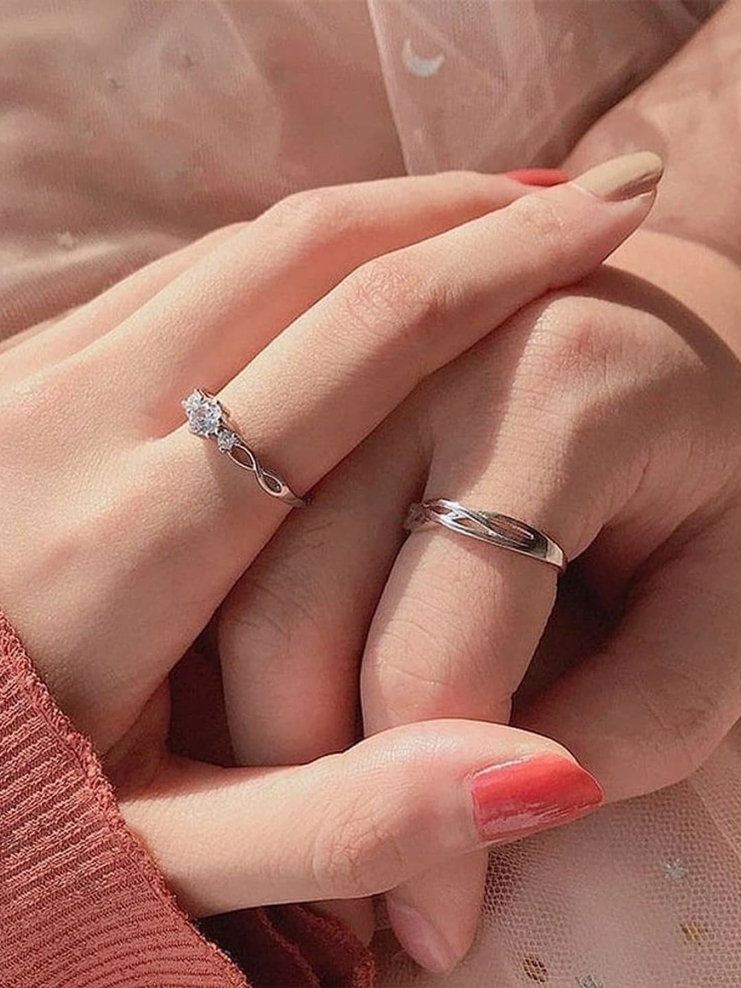 kazare Unisex Set of 2 Finger Ring