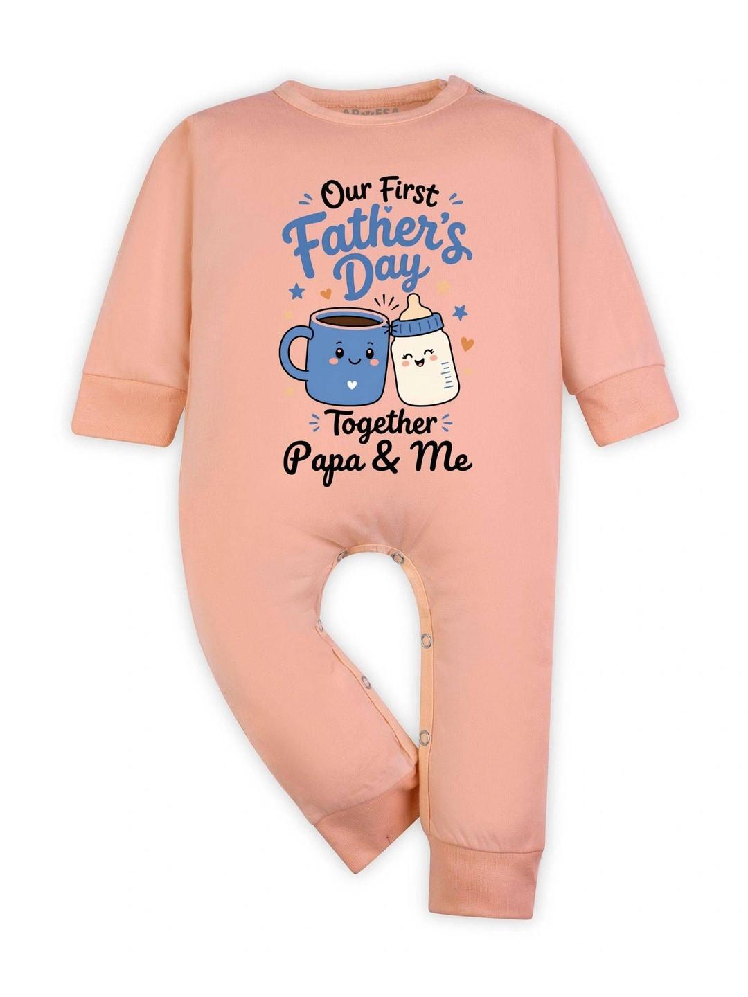 Arvesa Infants Printed Round-Neck Rompers