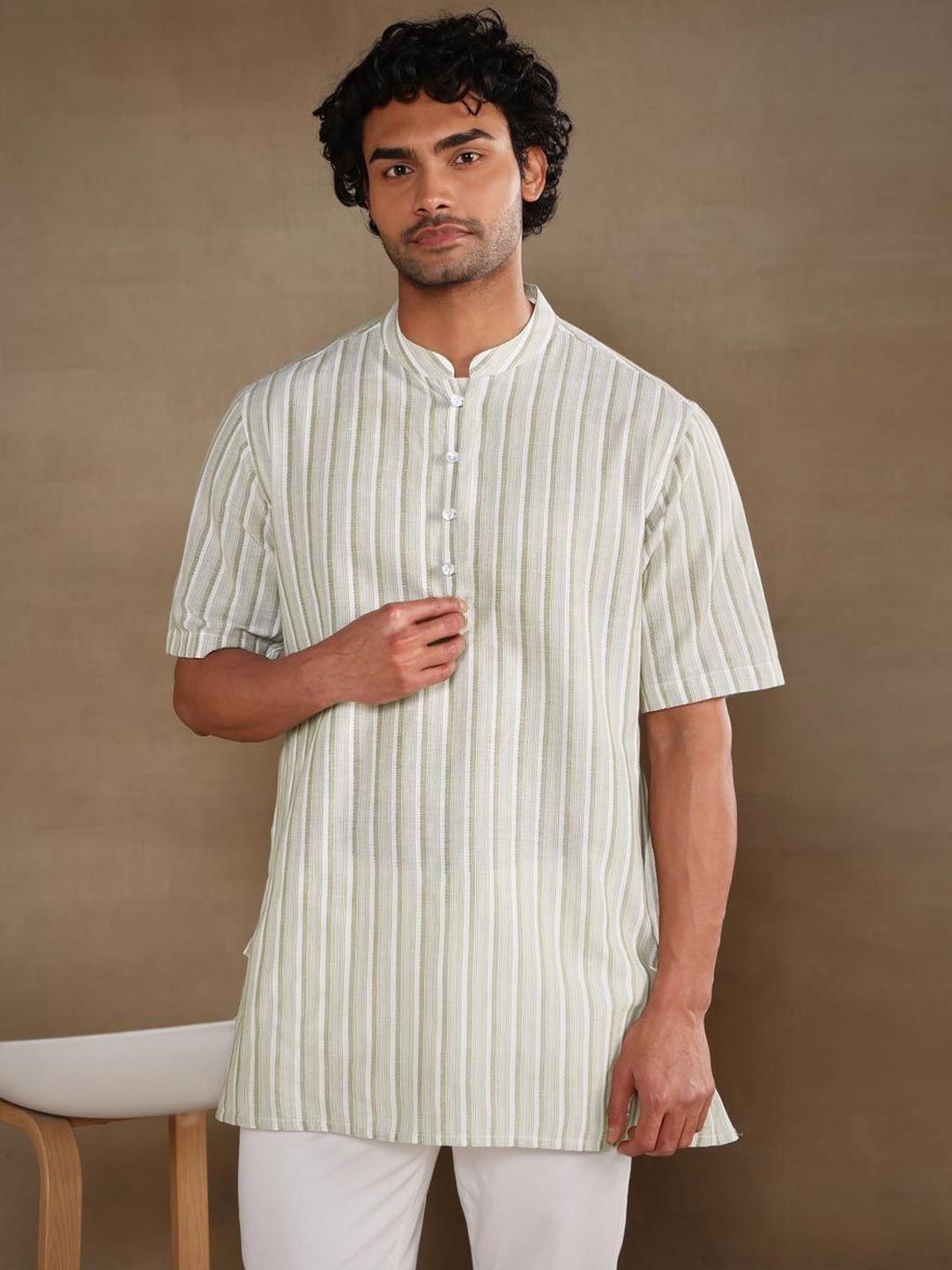 Fabindia Men Striped Kurta