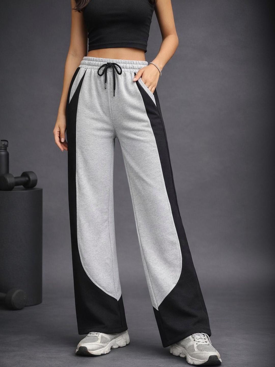 ALIZA Women Regular Fit Colourblocked Joggers