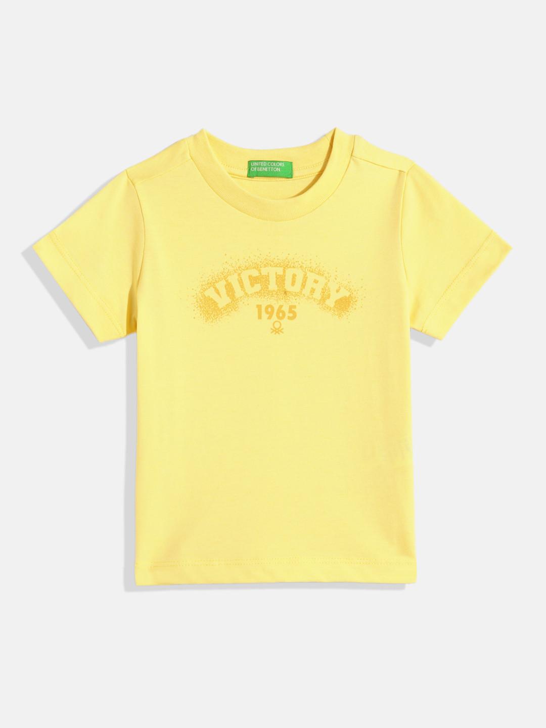 United Colors of Benetton Boys Typography Printed T-shirt