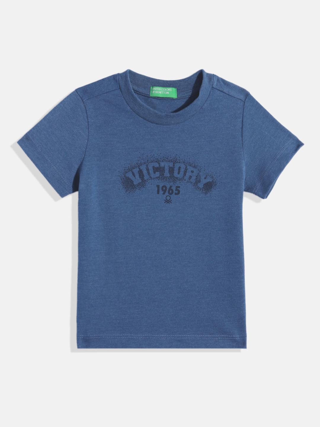 United Colors of Benetton Boys Typography Printed T-shirt